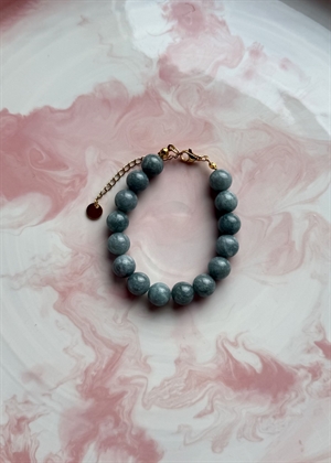 Jade armbånd Steel Blue By ANTHON 